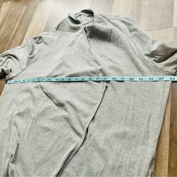 J. Jill Gray Pima Cotton Open Jacket XL X-Large - Picture 6 of 6